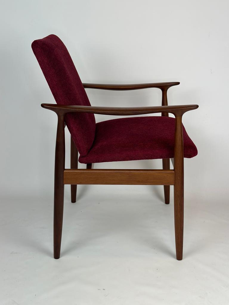 Side View of a Parker Chair Model 119, carver style, restored in Sydney by Covesmore Solutions. Parker Furniture Online