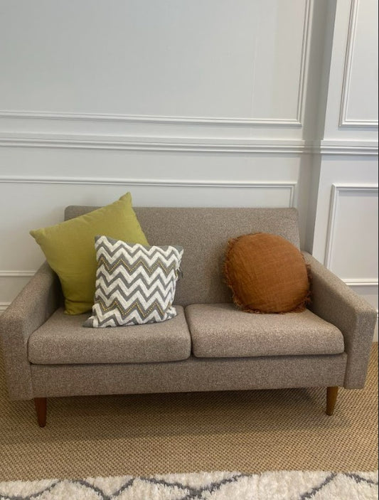 Parker furniture Sydney, featuring a 2-seater sofa, fully reupholstered by the in Sydney and available for sale online or at parker furniture showroom.