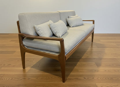 Mid Century 2-seater lounge, fully refurbished by the Ex Parker People™. available for sale. Mid century furniture Sydney.
