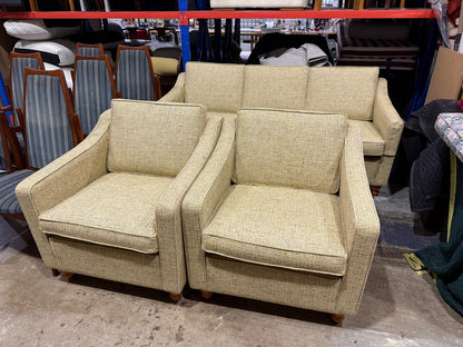 Parker armchairs reupholstered in premium fabric. Available for sale in Sydney. Reupholstery by the Ex Parker People™