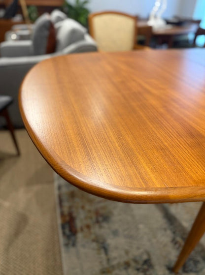 Close up shot of a Parker table, model 92, in our Parker furniture showroom in Sydney. Parker Furniture For Sale. Full refurbishment by the Ex Parker People™.