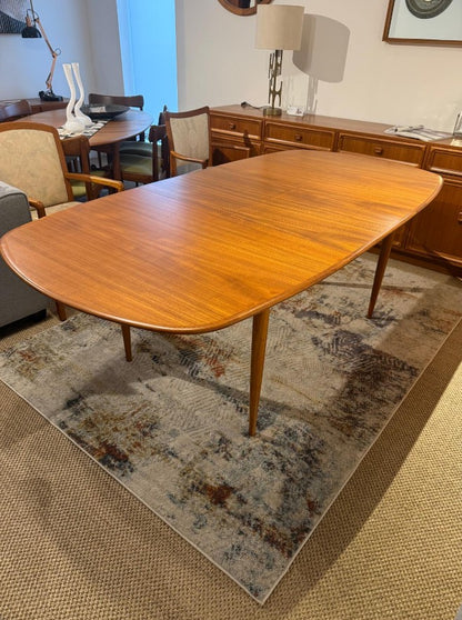 A Parker dining table, model 92, in our Parker furniture showroom in Willoughby. Parker Furniture For Sale. Full refurbishment by the Ex Parker People™.