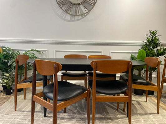 Parker dining suite pairs the elegant Parker 92 oval extension table & Parker 107 dining chairs. Covesmore Solutions 