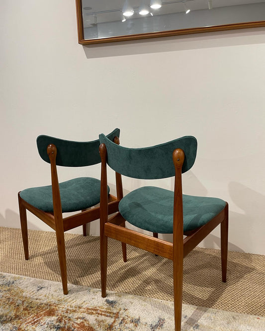 Parker dining chairs, fully restored and available for sale in Sydney. Parker 108 Model, by the Ex Parker People™.