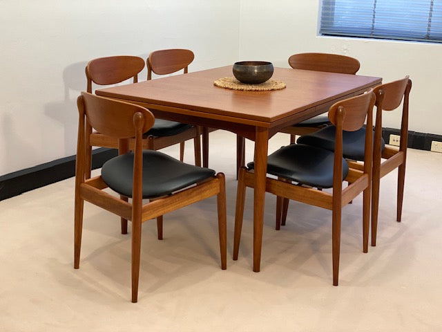 Parker Furniture Australia, refurbished by Covesmore. Featuring the parker 107 chairs and dining table model 140. Available for purchase online and in Sydney.