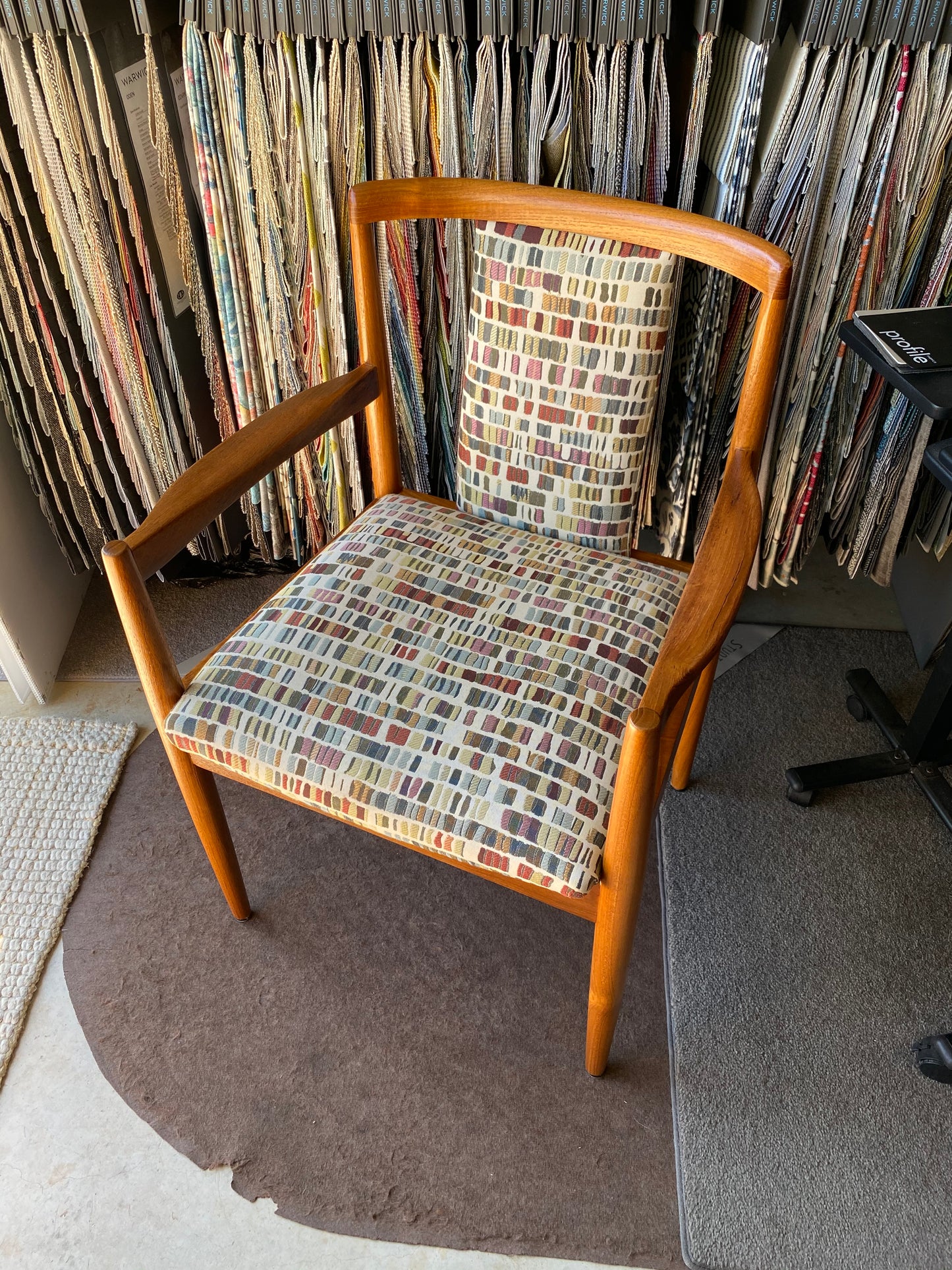 Restored Parker Carver Chair Model 89, customise yours today ! Available online or in Sydney,NSW at Parker furniture showroom.