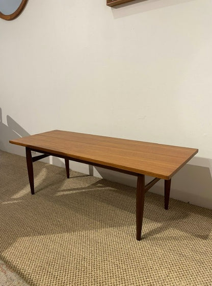 A Parker coffee table, fully restored and for sale online and in Parker furniture showroom in Willoughby. Full restoration carried by the Ex Parker People™.