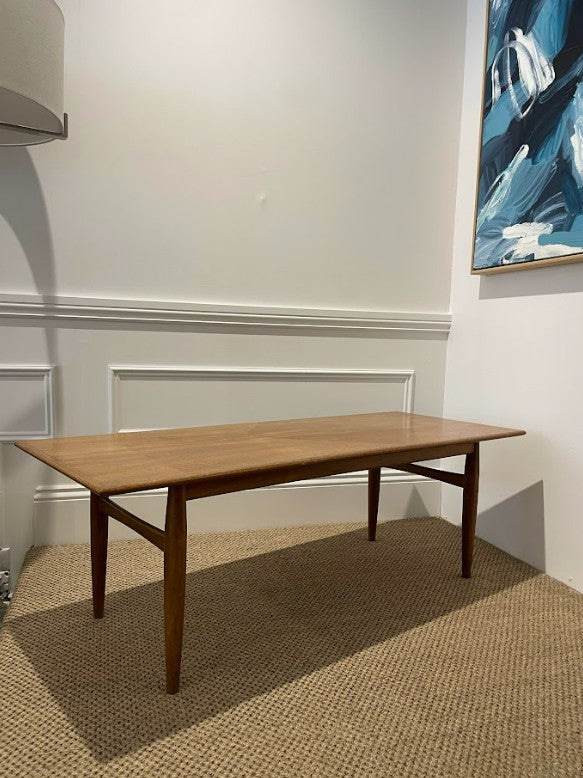 Parker mid century coffee table, available for purchase in Willoughby at Parker furniture showroom. Full restoration by the Ex Parker People™.