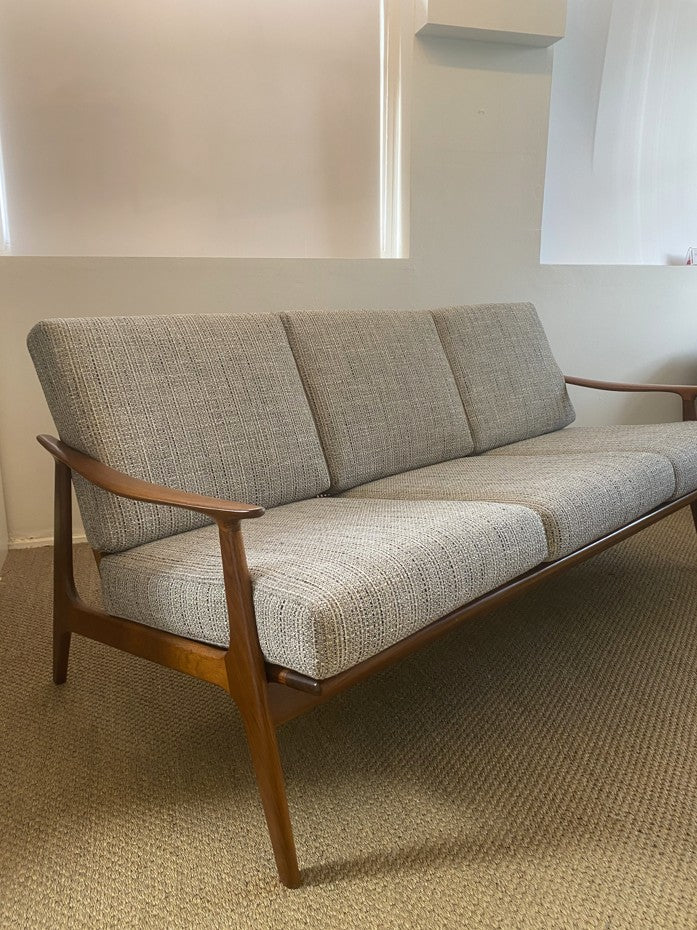 Authentic Parker 158 three-seater lounge highlighting classic Australian mid-century craftsmanship.
